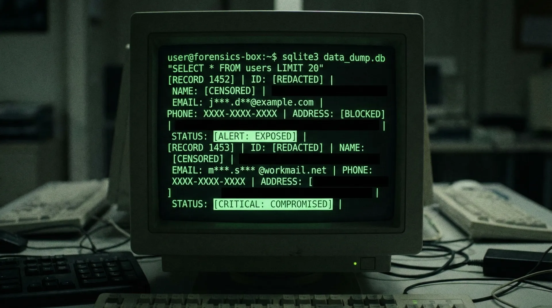 [截图] 泄露数据库查询结果 - 91视频 调查证据